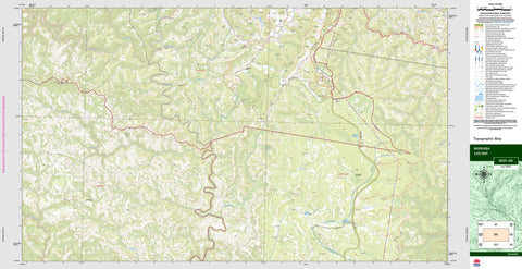 Wirraba 9031-4N Topographic Map 1:25k