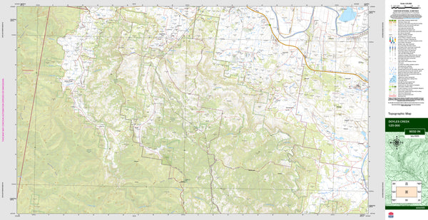 Doyles Creek 9032-1N Topographic Map 1:25k