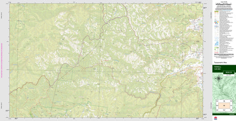 Parnell 9032-1S Topographic Map 1:25k