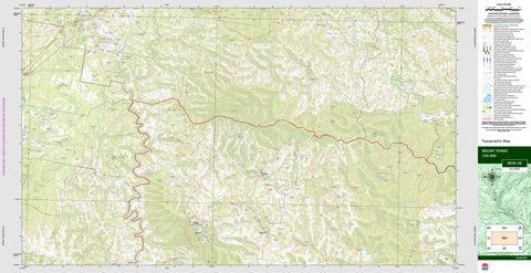 Mount Yengo 9032-2S Topographic Map 1:25k