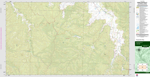 Glen Gallic 9032-4N Topographic Map 1:25k