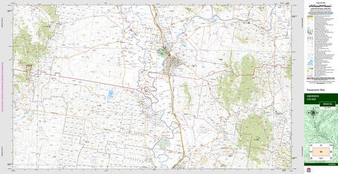 Bundanoon 8928-1S Topographic Map 1:25k