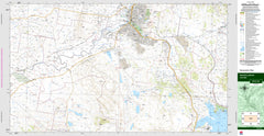 Muswellbrook 9033-2N Topographic Map 1:25k