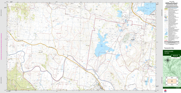 Jerrys Plain 9033-2S Topographic Map 1:25k