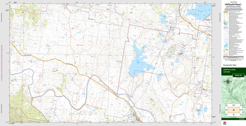 Jerrys Plain 9033-2S Topographic Map 1:25k