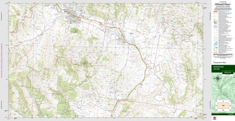 Murrurundi 9034-2N Topographic Map 1:25k