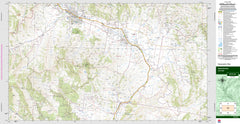 Murrurundi 9034-2N Topographic Map 1:25k
