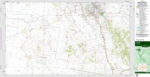 Quirindi 9034-4N Topographic Map 1:25k