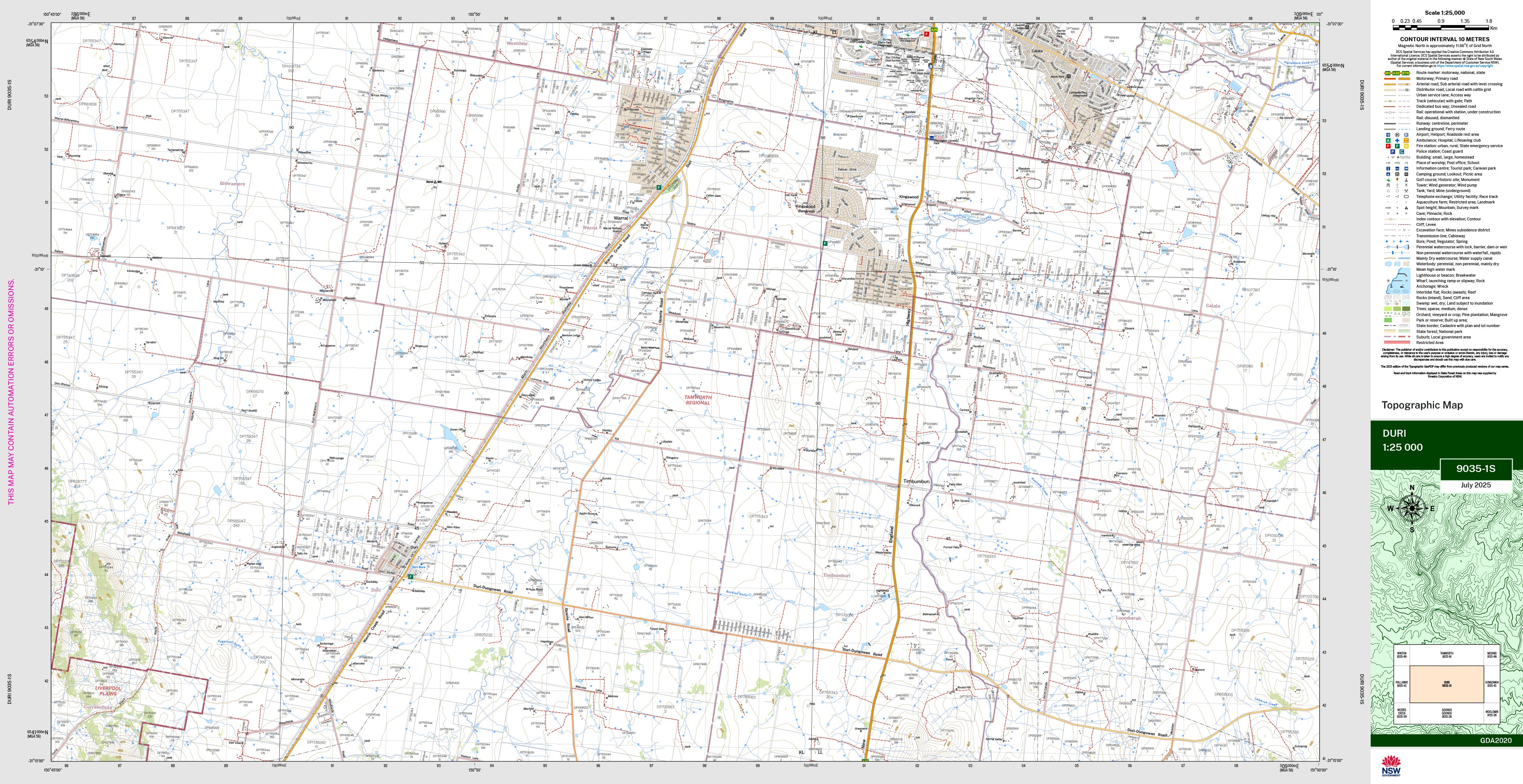 Duri Map Duri 9035-1S Topographic Map 1:25k | Mapworld