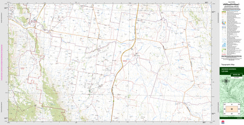 Goonoo Goonoo 9035-2N Topographic Map 1:25k