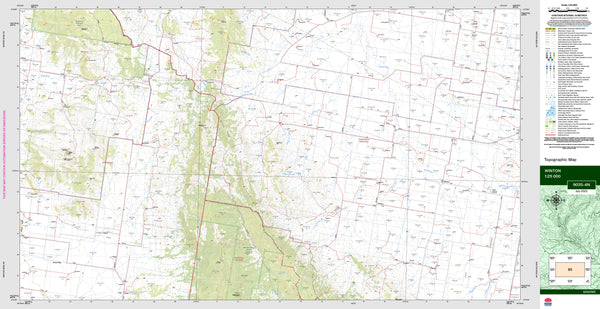 Winton 9035-4N Topographic Map 1:25k