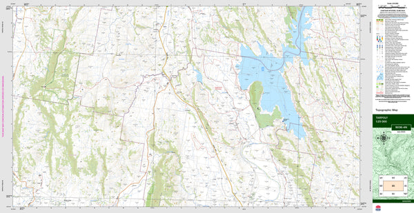 Tarpoly 9036-4N Topographic Map 1:25k
