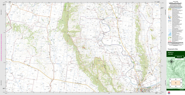 Manilla 9036-4S Topographic Map 1:25k
