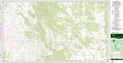 Glenirie 9037-1N Topographic Map 1:25k