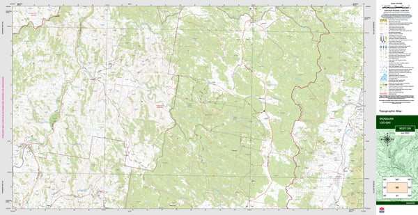 Ironbark 9037-2N Topographic Map 1:25k