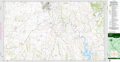 Barraba 9037-3S Topographic Map 1:25k