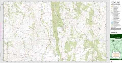 Upper Bingara 9037-4N Topographic Map 1:25k