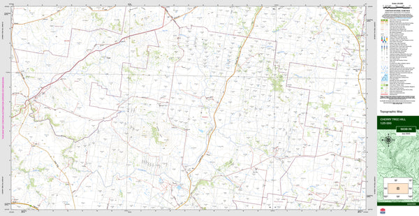 Cherry Tree Hill 9038-1N Topographic Map 1:25k