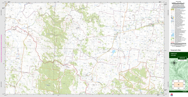 Gum Flat 9038-2N Topographic Map 1:25k