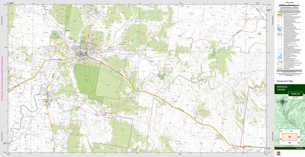 Warialda 9038-4N Topographic Map 1:25k