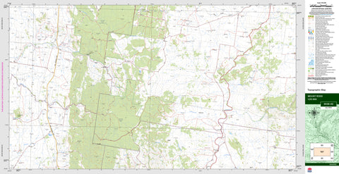 Mount Rodd 9038-4S Topographic Map 1:25k