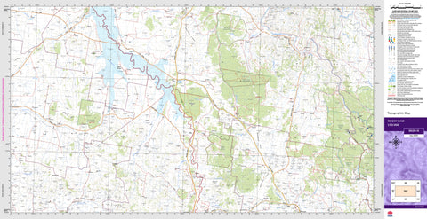Rocky Dam 9039-N Topographic Map 1:50k