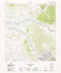 9040 Yetman 1:100k Topographic Map