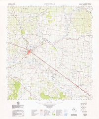 9044 Chinchilla 1:100k Topographic Map