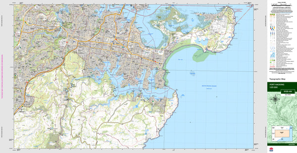 Port Hacking 9129-4N Topographic Map 1:25k