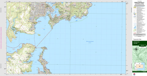 Broken Bay 9130-1N Topographic Map 1:25k