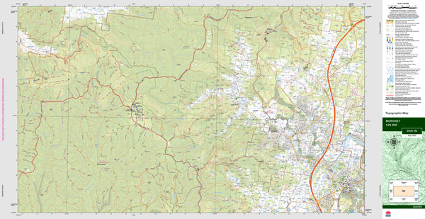 Morisset 9131-1N Topographic Map 1:25k