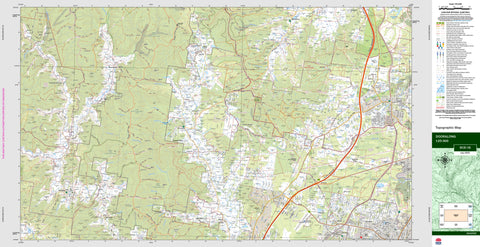 Dooralong 9131-1S Topographic Map 1:25k