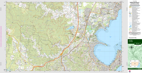 Wyong 9131-2N Topographic Map 1:25k