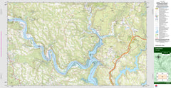 Gunderman 9131-3S Topographic Map 1:25k