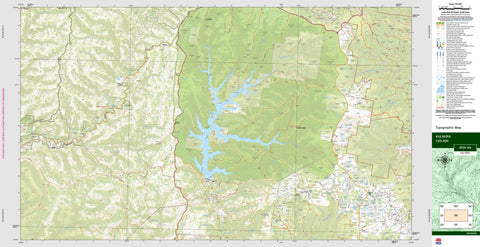 Kulnura 9131-4S Topographic Map 1:25k
