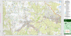 Cessnock 9132-2N Topographic Map 1:25k
