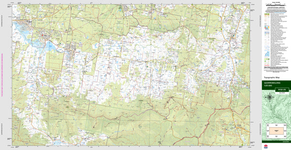 Quorrobolong 9132-2S Topographic Map 1:25k