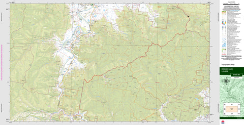 Broken Back 9132-3N Topographic Map 1:25k