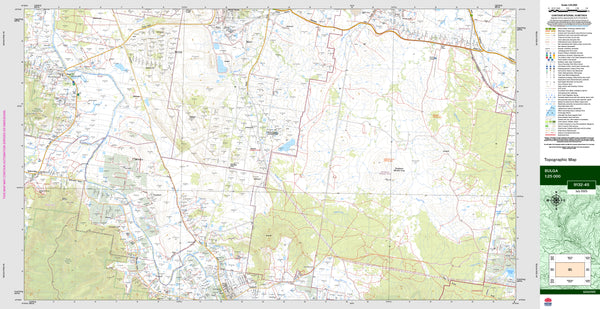 Bulga 9132-4S Topographic Map 1:25k