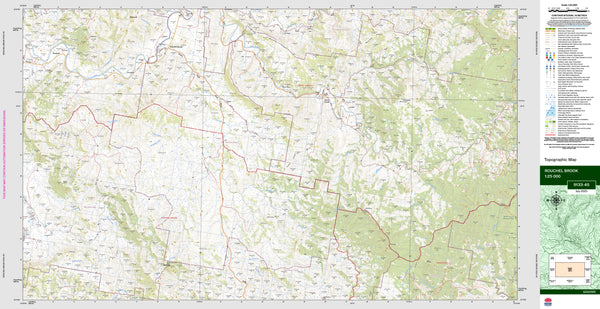 Rouchel Brook 9133-4S Topographic Map 1:25k