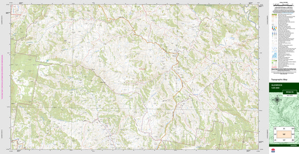 Glenrock 9134-1S Topographic Map 1:25k