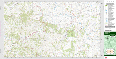 Bundanoon 8928-1S Topographic Map 1:25k