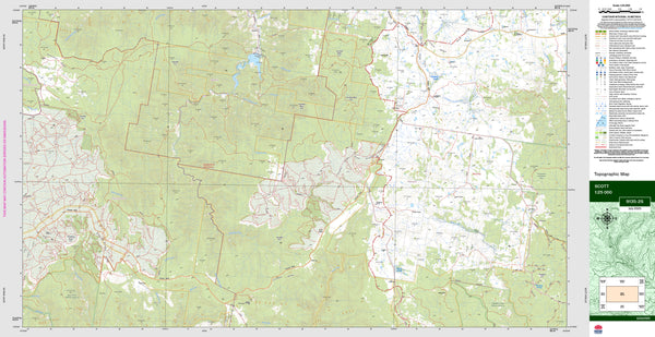 Scott 9135-2S Topographic Map 1:25k
