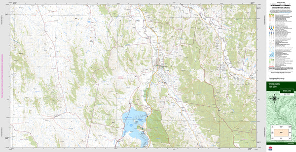 Woolomin 9135-3N Topographic Map 1:25k