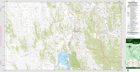 Woolomin 9135-3N Topographic Map 1:25k