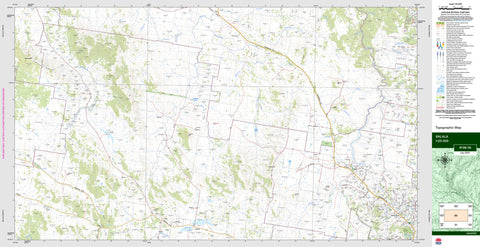 Balala 9136-1N Topographic Map 1:25k