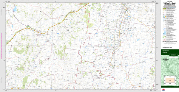 Kentucky 9136-2N Topographic Map 1:25k