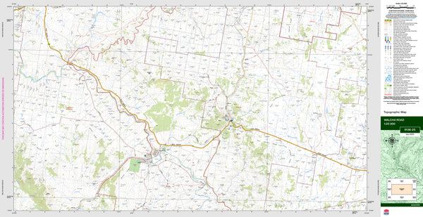 Walcha Road 9136-2S Topographic Map 1:25k