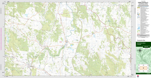 Watsons Creek 9136-4S Topographic Map 1:25k