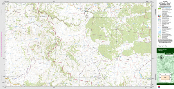 Baldersleigh 9137-2N Topographic Map 1:25k